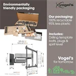 זרוע קיר מעוצבת עד 100 אינץ' VOGELS 5855 4