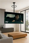 זרוע תקרתית מעולה למסכים עד 75 אינץ' עם צידוד מלא של 360 מעלות