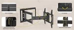 זרוע דו־מפרקית למסך עד ‎90״ – AUDIO LINE דגם SP-990 5