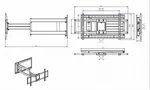 זרוע דו־מפרקית למסך עד ‎90״ – AUDIO LINE דגם SP-990 4