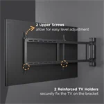 זרוע צידית מתכווננת לטלוויזיה עד 75" EAZO U600 5