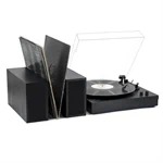 פטיפון Bluetooth עם רמקולים מדפיים – Pure Acoustics TT-45 (שחור) 3