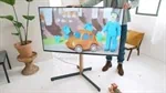 מעמד רצפתי יוקרתי לטלוויזיה עד "77 Vogels TVS 3695 6