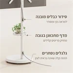 מעמד רצפתי נייד עד 65″ דגם AL-65 שחור 3