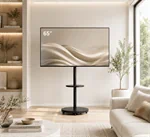 מעמד רצפתי נייד עד 65″ דגם AL-65 שחור
