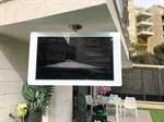 חיפוי מוגן מים לטלוויזיה על עמוד מסתובב למסכים עד 65 4