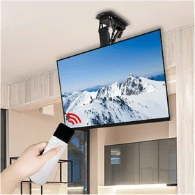 זרוע תקרה חשמלית עם בוכנה למסכים בגודל עד 75״ EM-75