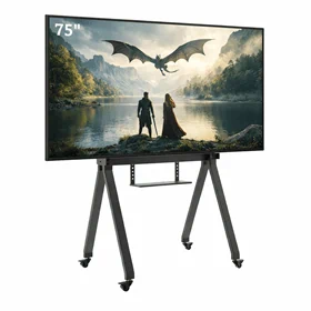 עגלה ניידת למסכי טלוויזיה  עד 75 אינץ'
